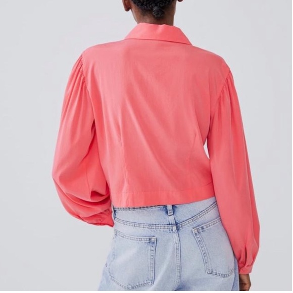 Zara voluminous sleeve top - Picture 8 of 8